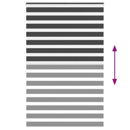 Зеброва щора 140x230 см ширина на плата 135,9 см полиестер