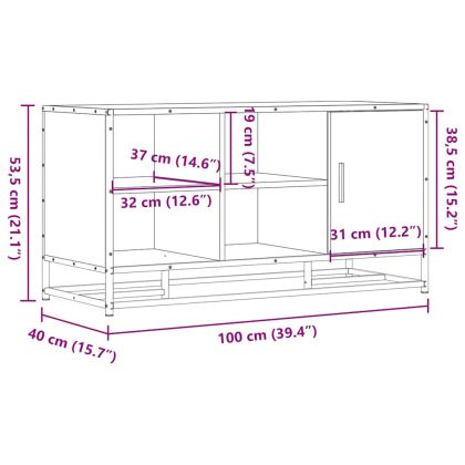 Пейка за обувки Grey Sonoma Обработено дърво и метал