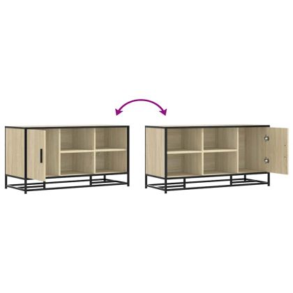 Пейка за обувки Sonoma Oak 100x40x53,5 cm Инженерна дървесина