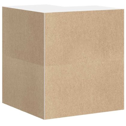 Кухненски стенен ъглов шкаф, Kalmar, бял, инженерно дърво