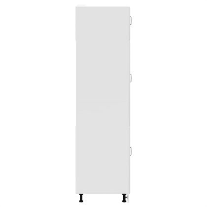 Кухненски шкаф, Kalmar, бял гланц, инженерно дърво