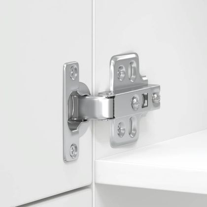 Кухненски шкаф, Kalmar, бял гланц, инженерно дърво