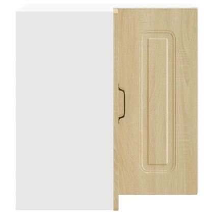 Кухненски стенен ъглов шкаф, Kalmar дъб сонома, инженерно дърво