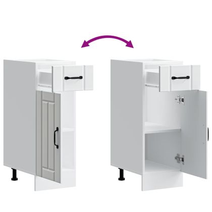 Кухненски шкаф Lucca Бяла инженерна дървесина