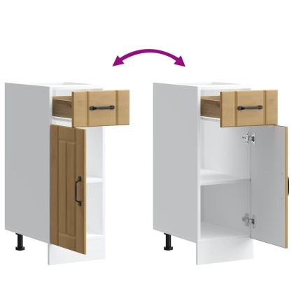 Кухненски шкаф Lucca, дъб артизан, инженерно дърво