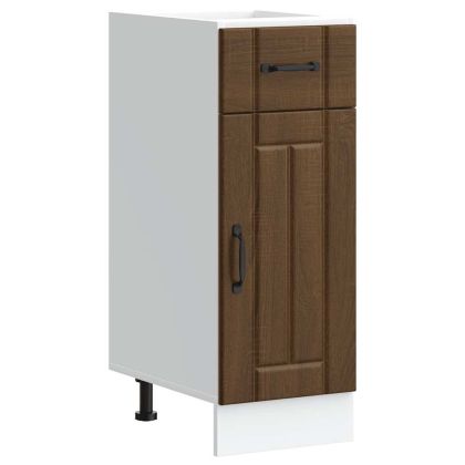 Кухненски шкаф Lucca, кафяв дъб, инженерна дървесина