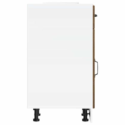 Кухненски шкаф Lucca, кафяв дъб, инженерна дървесина