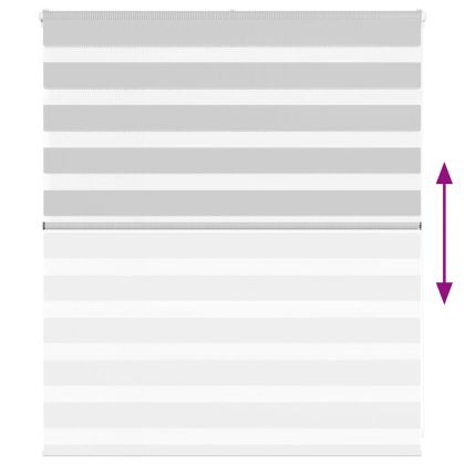 Зеброва щора 130x100 см ширина на плата 125,9 см полиестер