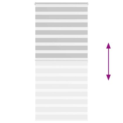 Зеброва щора 95x200 см Ширина на плата 90,9 см Полиестер