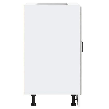 Шкаф за мивка, Lucca, бетонно сив, инженерно дърво