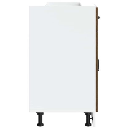 Кухненски шкаф Lucca, кафяв дъб, инженерна дървесина