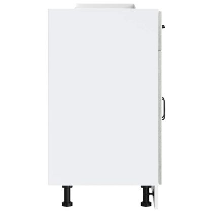 Кухненски шкаф Lucca, сив сонома, инженерна дървесина