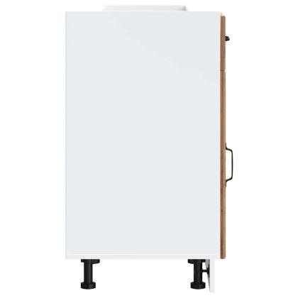 Кухненски шкаф Lucca, старо дърво, инженерно дърво