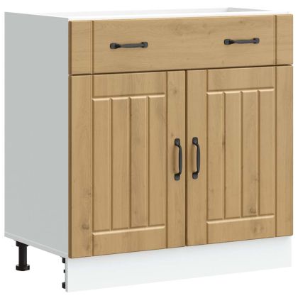 Кухненски шкаф Lucca, дъб артизан, инженерно дърво