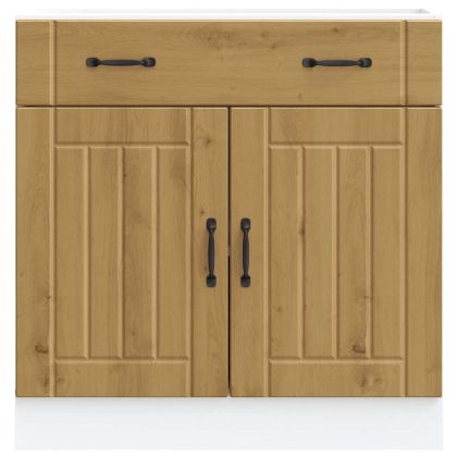 Кухненски шкаф Lucca, дъб артизан, инженерно дърво