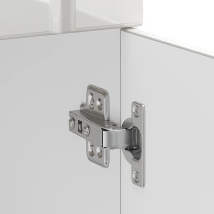 Кухненски шкаф Lucca, бял гланц, инженерно дърв