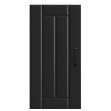 Кухненски стенен шкаф Lucca, черен, инженерно дърво