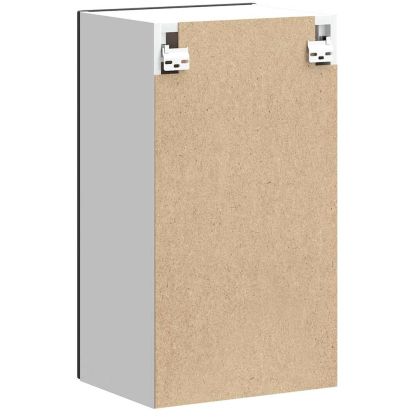 Кухненски стенен шкаф Lucca, черен, инженерно дърво