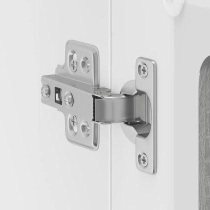 Кухненски стенен шкаф със стъклена врата Lucca сив сонома