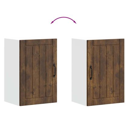 Кухненски стенен шкаф Lucca, опушен дъб, инженерно дърво