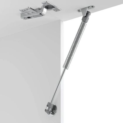 Кухненски стенен шкаф Lucca, бял, инженерно дърво