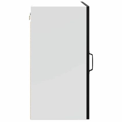 Кухненски стенен шкаф Lucca, черен, инженерно дърво