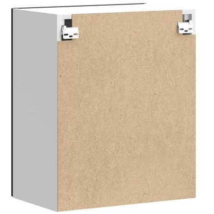 Кухненски стенен шкаф Lucca, черен, инженерно дърво