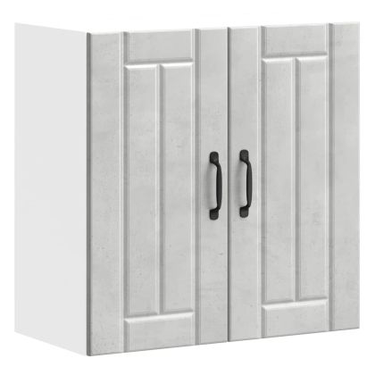 Кухненски стенен шкаф Lucca, бетонно сив, инженерно дърво