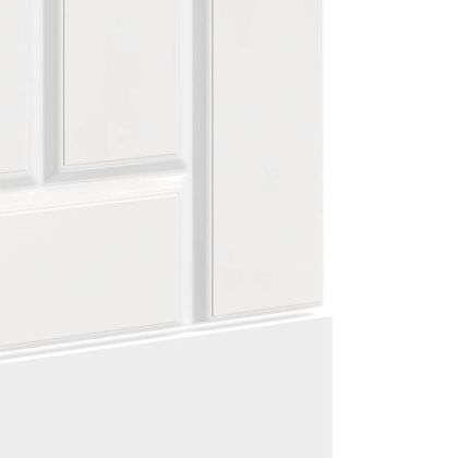 Панел за миялна машина, Lucca, бял гланц, инженерно дърво