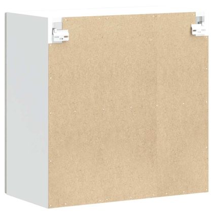 Кухненски стенен шкаф със стъклена врата Lucca бетонно сив