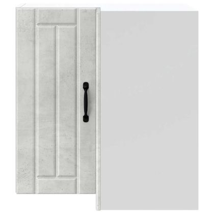 Кухненски стенен ъглов шкаф Lucca, бетонно сив, инженерно дърво