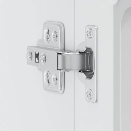 Кухненски стенен шкаф със стъклена врата Lucca бял