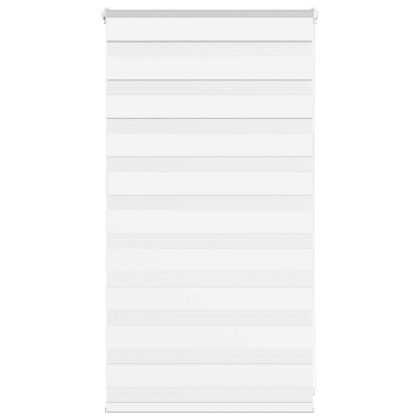 Зеброва щора бял 90x100 см ширина на плата 85,9 cm полиестер