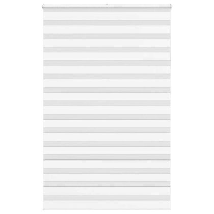 Зеброва щора бял 145x230 см Ширина на плата 140,9 см полиестер