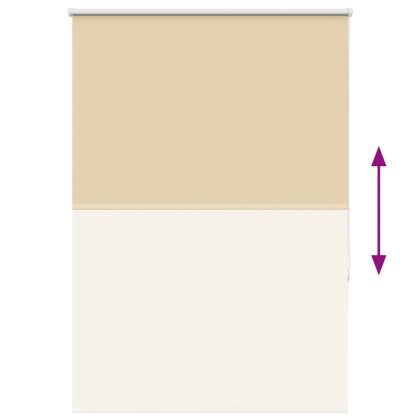 Ролкова щора Blackout Бежова 90x150 cm Ширина на плата 85,7 cm