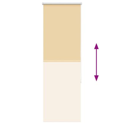 Ролкова щора Blackout Бежова 55x130 cm Ширина на плата 50,7 cm