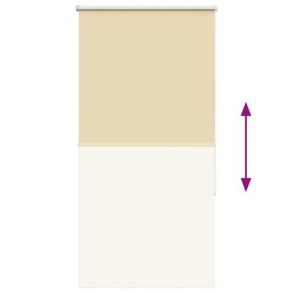 Ролкова щора Blackout Бежова 80x150 cm Ширина на плата 75,7 cm