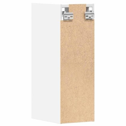 Висящ шкаф "Рига" бял 20x29,5x60 см, инженерно дърво