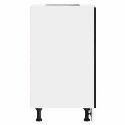 Кухненски шкаф Porto, черен, инженерно дърво