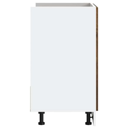 Шкаф за мивка, Porto, опушен дъб, 80x46x81,5см, инженерно дърво