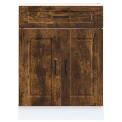 Кухненски шкаф Porto, опушен дъб, инженерно дърво