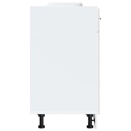 Кухненски шкаф Porto, бял гланц, инженерно дърво