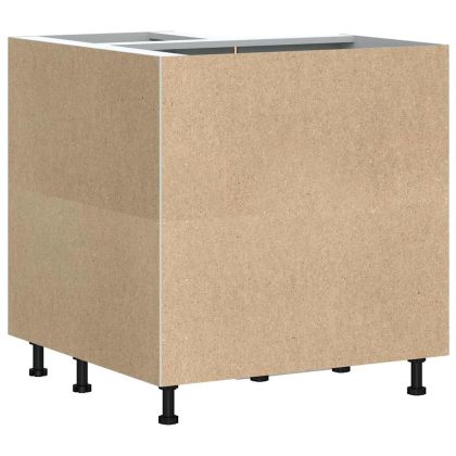 Кухненски ъглов шкаф Porto, бял, инженерно дърво