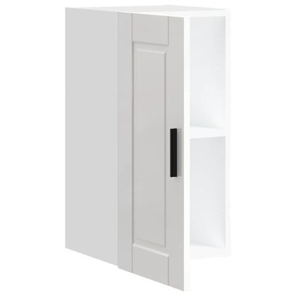 Кухненски стенен шкаф Porto, бял гланц, инженерно дърво