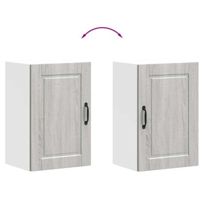 Кухненски стенен шкаф Porto, сив сонома, инженерно дърво