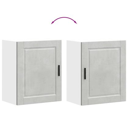 Кухненски стенни шкафове 2 бр Porto бетонно сив инженерно дърво