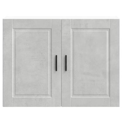 Кухненски стенен шкаф Porto, бетонно сив, инженерно дърво