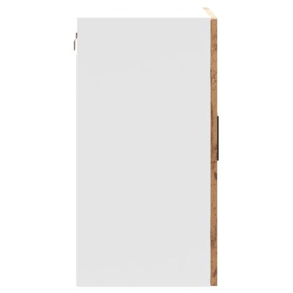 Кухненски стенен шкаф със стъклена врата Porto старо дърво