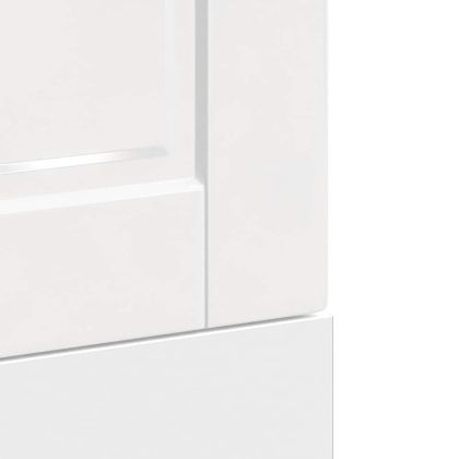 Панел за съдомиялна машина, Porto, бял гланц, инженерно дърво