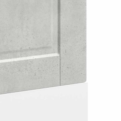 Панел за съдомиялна машина, Porto, бетонно сив, инженерно дърво